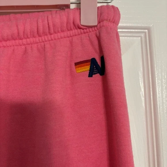 Aviator Nation 4 Bolt Sweatpants Pink - Picture 4 of 10